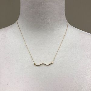 Adjustable length 14K gold necklace